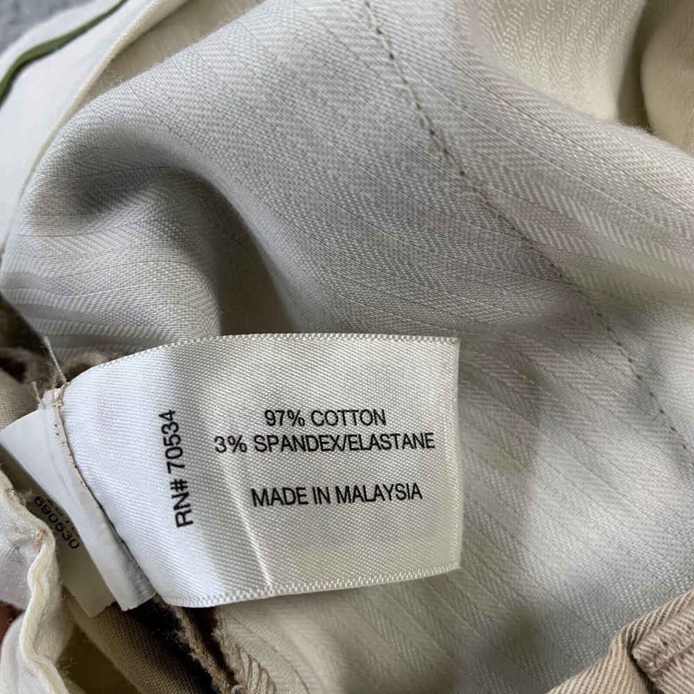 ORVIS Pants Mens 39x29 Measured Beige Tag: 36 - Picture 7 of 8